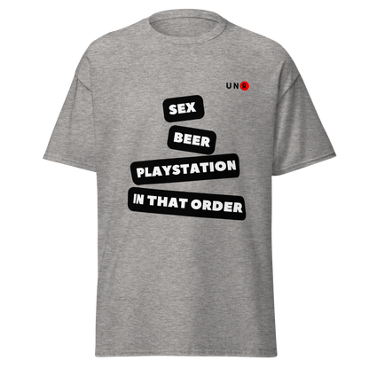 Sex, Beer, Playstation T-shirt