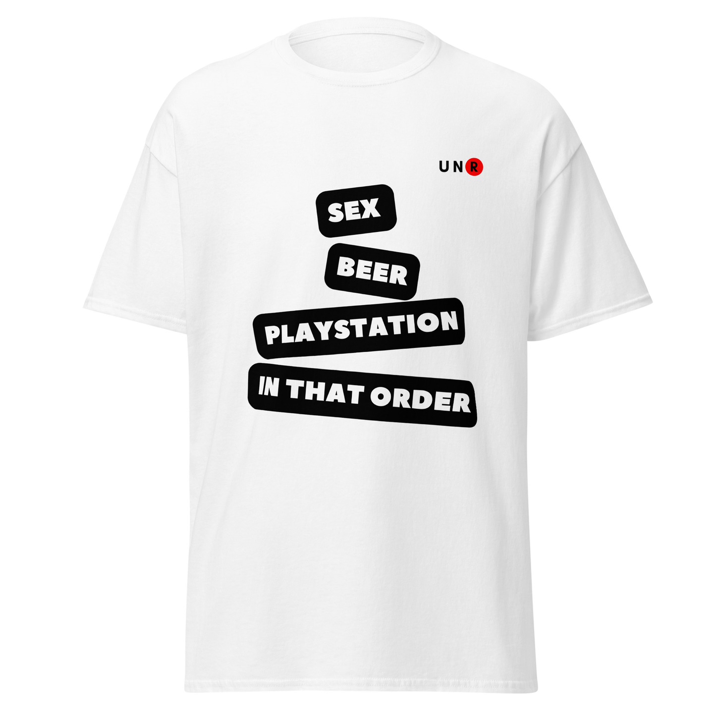 Sex, Beer, Playstation T-shirt